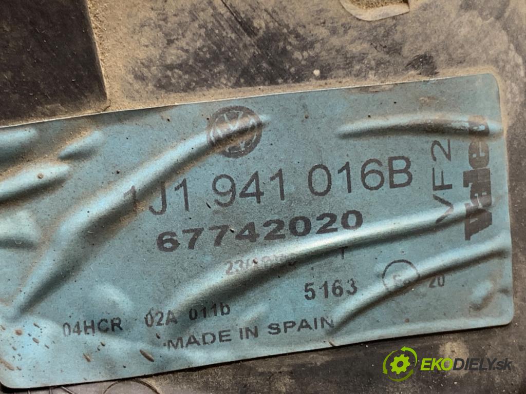 VW GOLF IV liftback 1999 74 kW 1.6 1595 Svetlomet pravy predný 1J1941016B