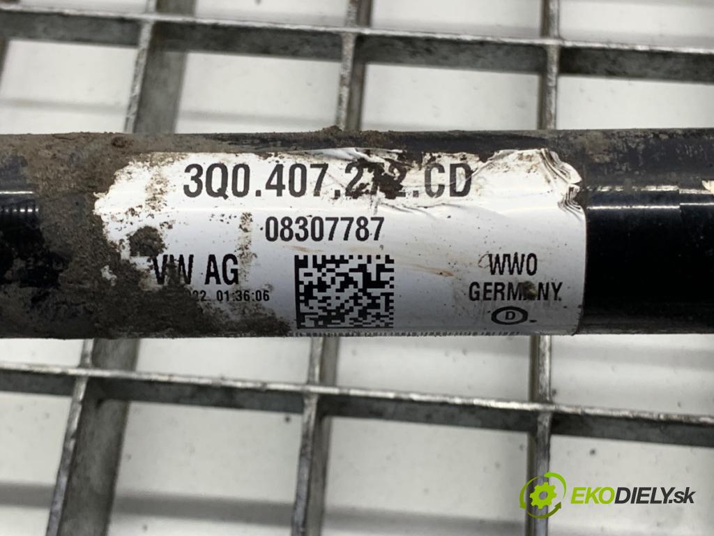 VW PASSAT B8 Kombi 2022 110 kW 1.5 TSI 1495 Poloos pravy predný 3Q0407272CD