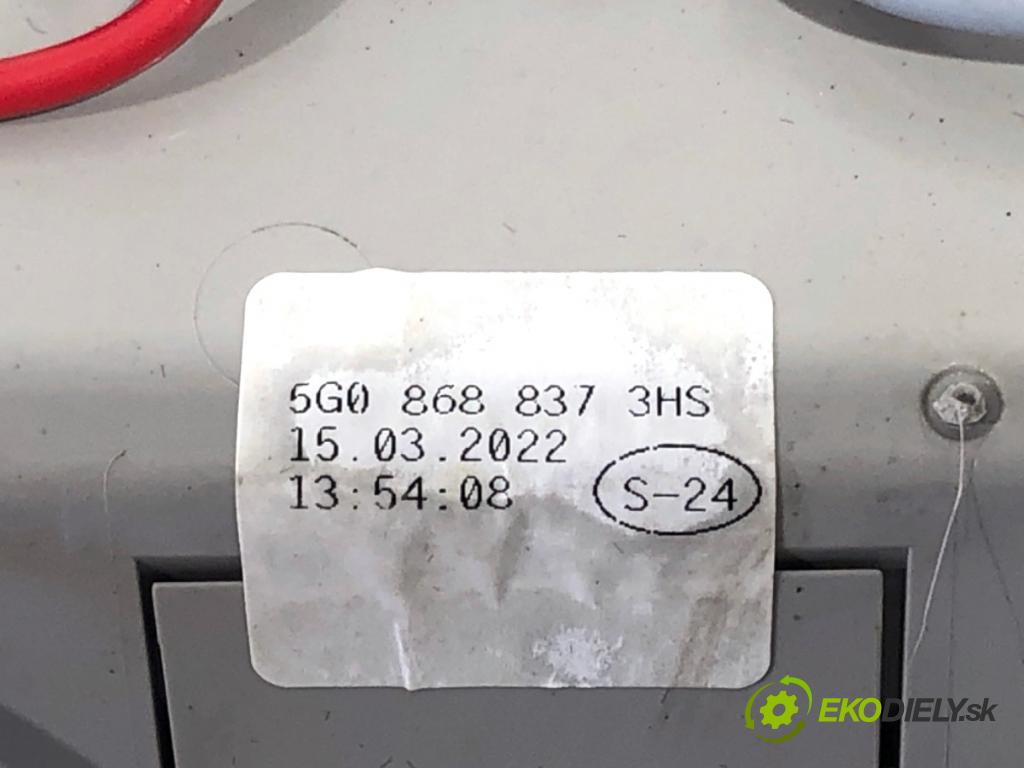 VW PASSAT B8 Kombi 2022 110 kW 1.5 TSI 1495 Priehradka, kastlík na skla 5G0868837