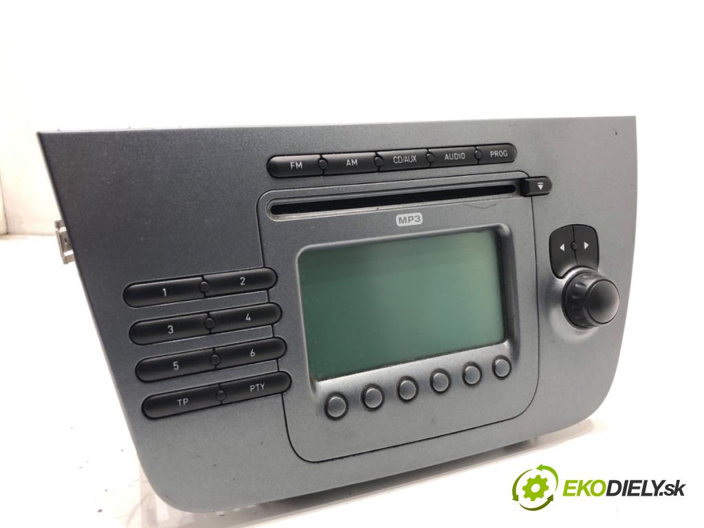SEAT ALTEA nadwozie wielkoprzestrzenne (MPV) 2007 75 kW 1.6 LPG 1595 RADIO 5P1035186B (Audio zariadenie)