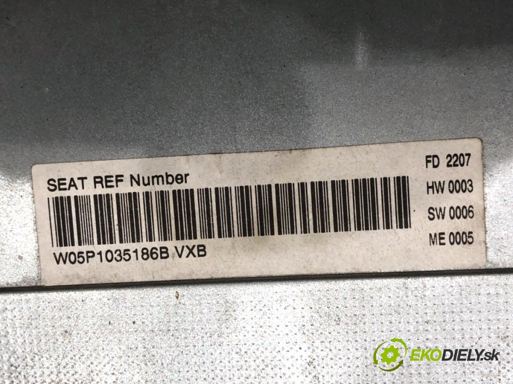 SEAT ALTEA nadwozie wielkoprzestrzenne (MPV) 2007 75 kW 1.6 LPG 1595 RADIO 5P1035186B (Audio zariadenie)