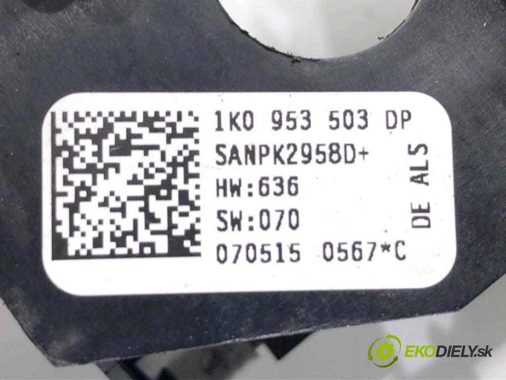 SEAT ALTEA nadwozie wielkoprzestrzenne (MPV) 2007 75 kW 1.6 LPG 1595 Prepínač kombinovaný 1K0953519A (Prepínacie páčky pod volantom)