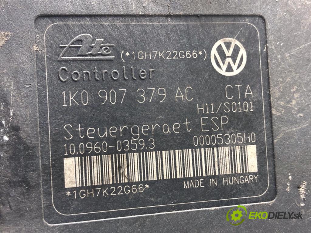 SEAT ALTEA nadwozie wielkoprzestrzenne (MPV) 2007 75 kW 1.6 LPG 1595 pumpa ABS 1K0907379AC (Pumpy brzdové)