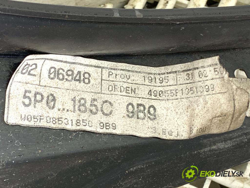 SEAT ALTEA nadwozie wielkoprzestrzenne (MPV) 2007 75 kW 1.6 LPG 1595 torpédo plast pod čelní okno 5P015809B9 (Torpéda)