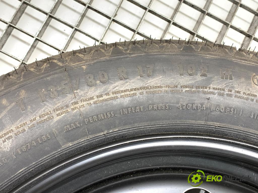 --- ---      koleso dojazdové 17" 5x120 centr, 72,6 135/80 BMW
