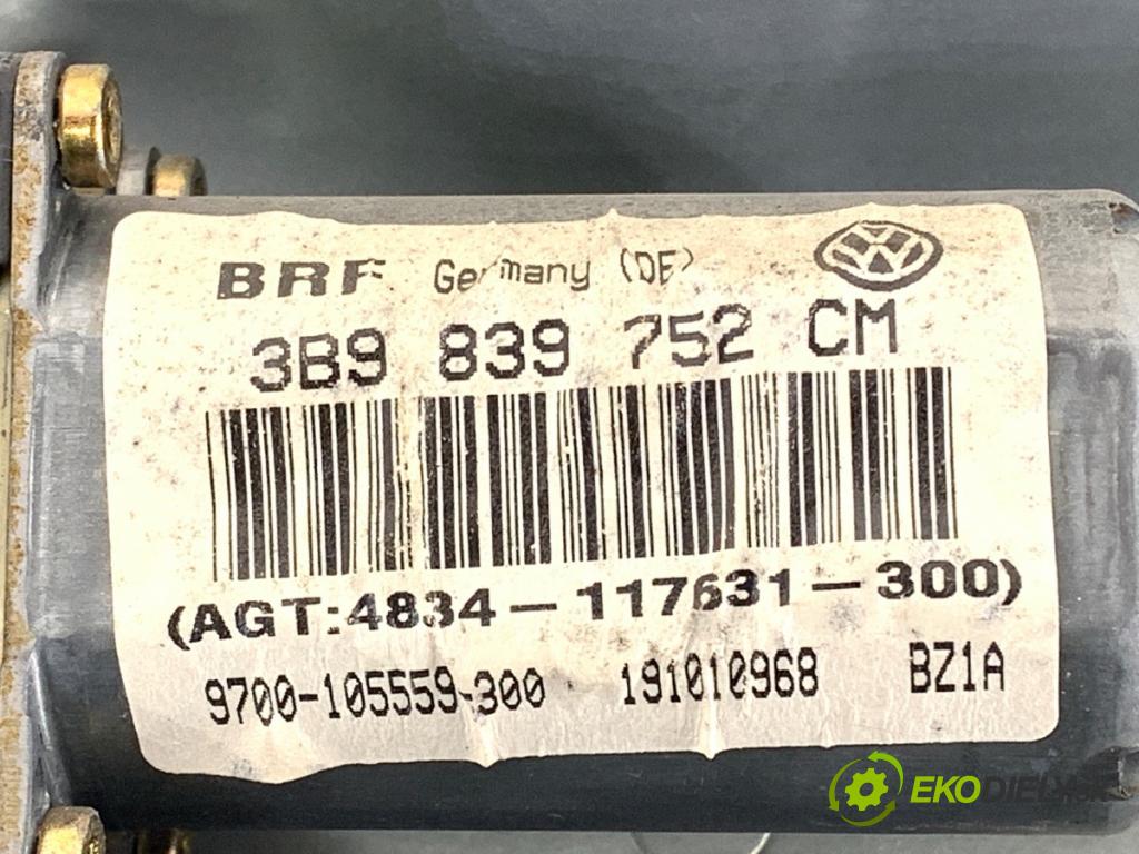 VW PASSAT B5 FL Kombi 2001 110 kW 1.8 T 20V 1781 mechanismus okna pravý zadní část 3B9839752CM