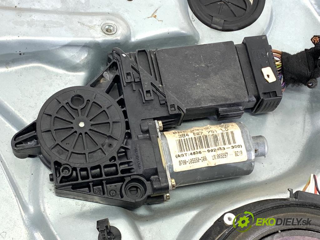VW PASSAT B5 FL Kombi 2001 110 kW 1.8 T 20V 1781 mechanismus okna levý přední část 3B4837751LD