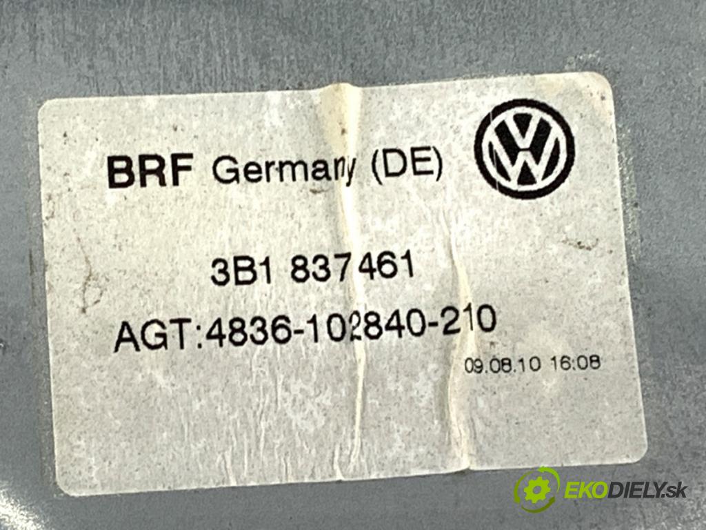 VW PASSAT B5 FL Kombi 2001 110 kW 1.8 T 20V 1781 mechanismus okna levý přední část 3B4837751LD
