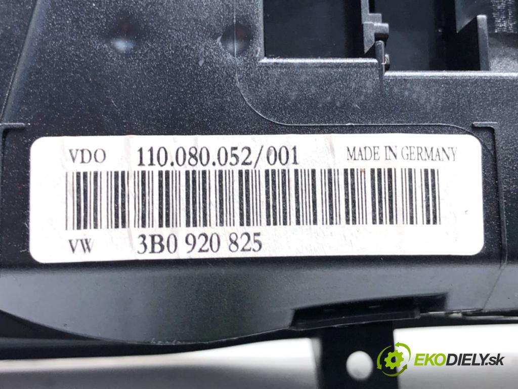 VW PASSAT B5 FL Kombi 2001 110 kW 1.8 T 20V 1781 Prístrojovka 3B0920825 (Prístrojová doska)