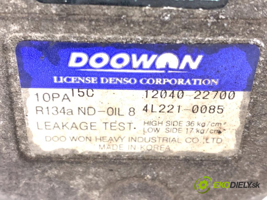 KIA CERATO I sedan 2004 77 kW 1.6 1599 kompresor klimatizace 12040-22700 (Kompresory)