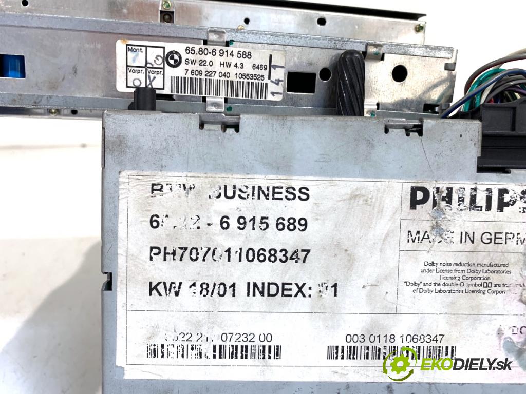 BMW E39 sedan 2001 142 kW 530 d 2926 RADIO 6915689 (Audio zariadenie)