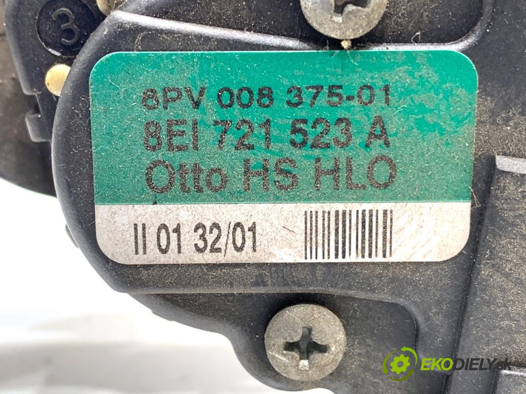 AUDI A4 B6 sedan 2001 96 kW 2.0 1984 Potenciometer plynu 8E1721523A (Potenciometer plynového pedálu)