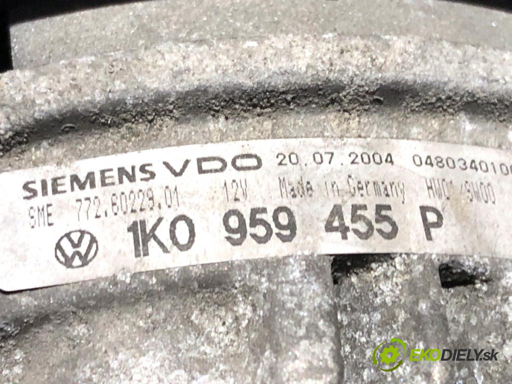 VW GOLF V liftback 2004 77 kW 1.9 TDI 1896 Ventilátor chladiča 1K0959455P (Ventilátor)