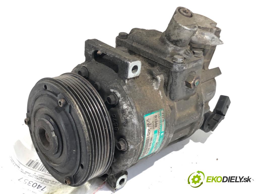 VW GOLF V liftback 2004 77 kW 1.9 TDI 1896 kompresor klimatizace 1K0820803G (Kompresory)