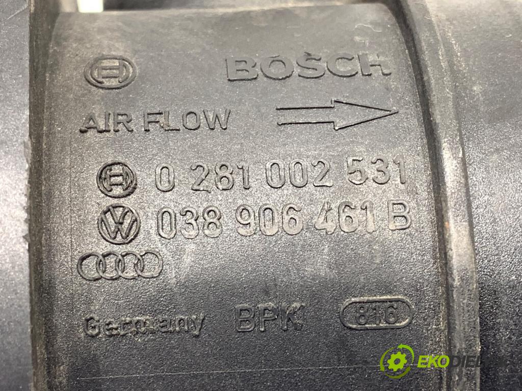 VW GOLF V liftback 2004 77 kW 1.9 TDI 1896 Váha vzduchu 038906461B (Váha vzduchu)