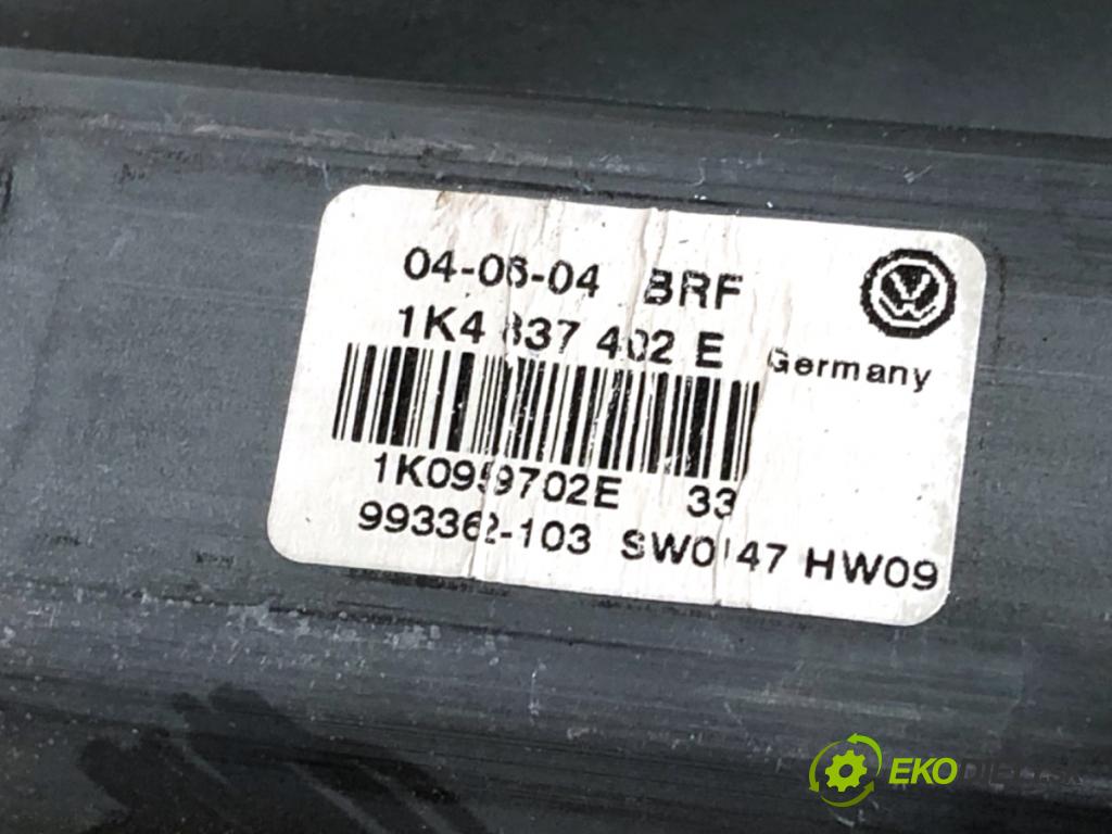 VW GOLF V liftback 2004 77 kW 1.9 TDI 1896 mechanismus okna pravý přední část 1K4837402E
