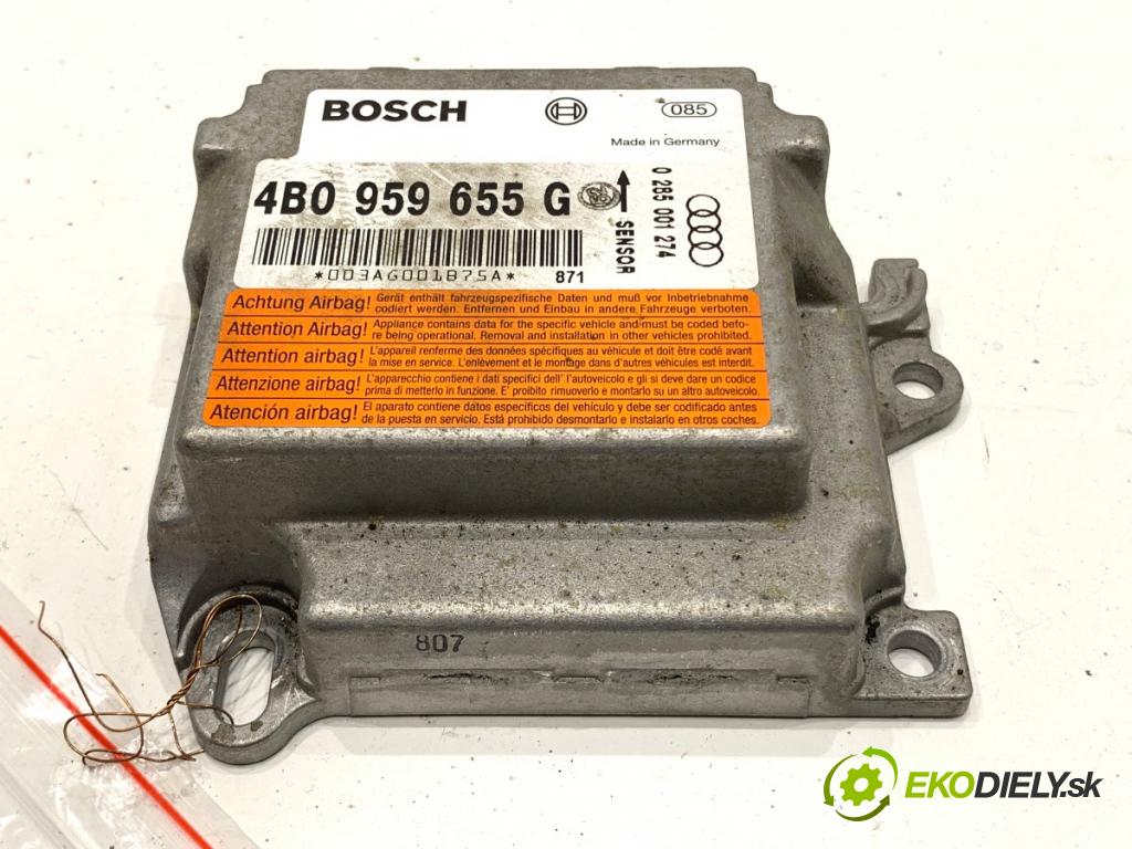 AUDI A6 C5 sedan 1998 142 kW 2.8 2771 senzor airbag 4B0959655G (Snímač)