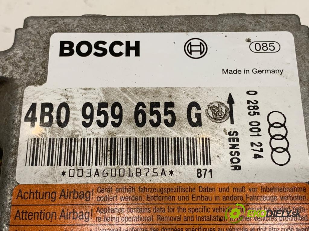 AUDI A6 C5 sedan 1998 142 kW 2.8 2771 senzor airbag 4B0959655G (Snímač)