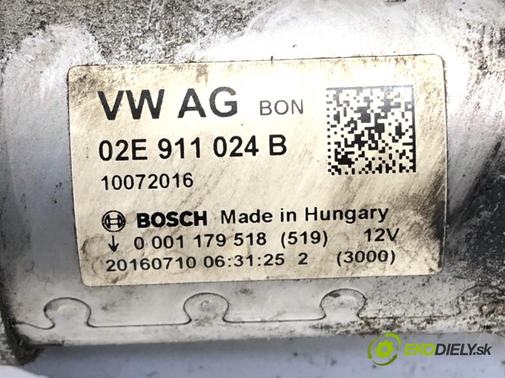 AUDI A3 8V sedan 2017 162 kW 2.0 TFSI quattro 1984 Štartér 02E911024B (Štartér)