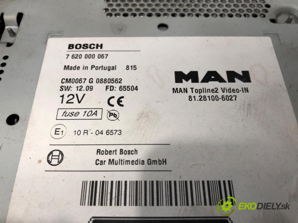 MAN TGX I Pojazd komunalny 2016 324 kW 18.440 324 kW [441 KM] olej napędowy 2012 - 2022 12419 RADIO Navigácia 8128100-6027 (Audio zariadenie)