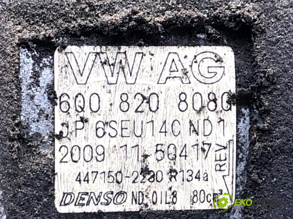 SEAT IBIZA IV liftback 2010 51 kW 1.2 1198 Kompresor klimatizácie 6Q0820808Q (Kompresor klimatizácie)