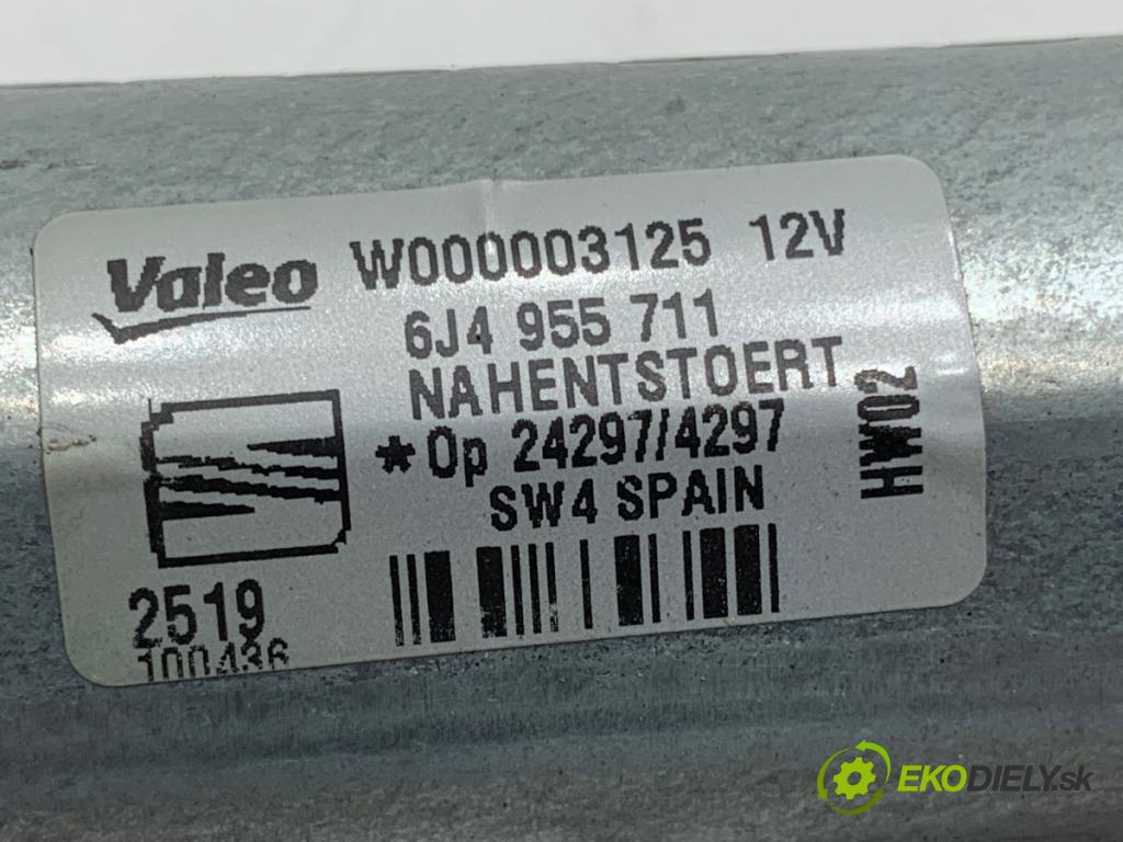 SEAT IBIZA IV liftback 2010 51 kW 1.2 1198 motor stěračů zadní část 6J4955711