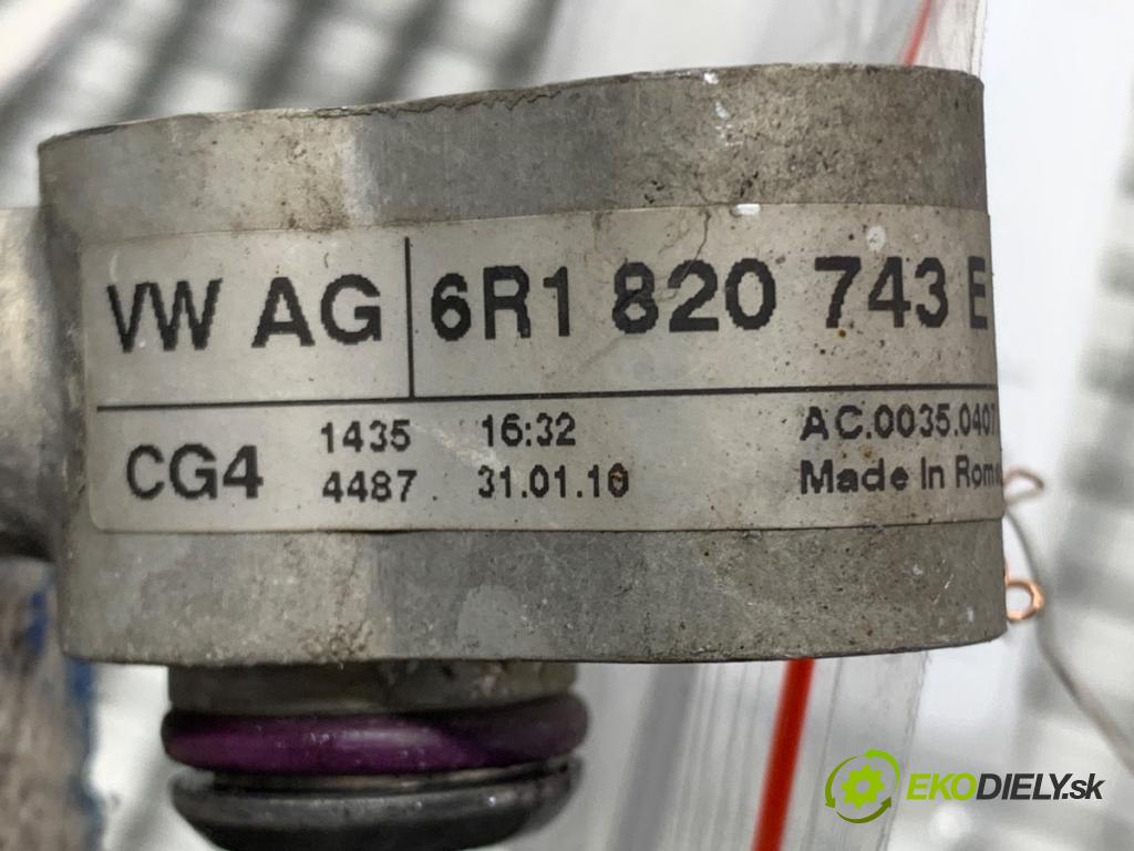 SEAT IBIZA IV liftback 2010 51 kW 1.2 1198 rúrka klimatizácie 6R1820743E (Rúrka klimatizácie)