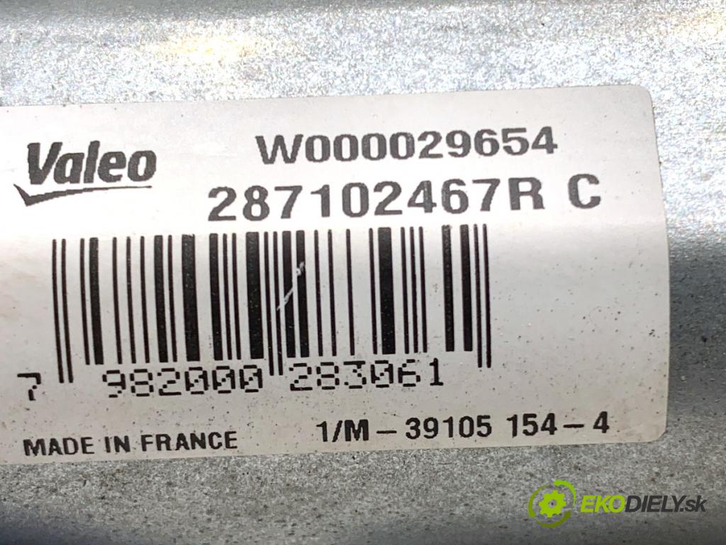 DACIA LODGY nadwozie wielkoprzestrzenne (MPV) 2016 75 kW 1.6 SCe 100 1598 motor stěračů zadní část 287102467R