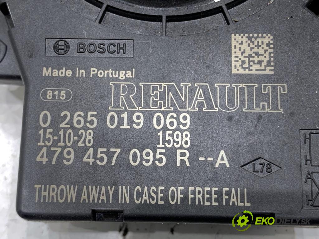 DACIA LODGY nadwozie wielkoprzestrzenne (MPV) 2016 75 kW 1.6 SCe 100 1598 Snímač uhlu uhlu 0265019069