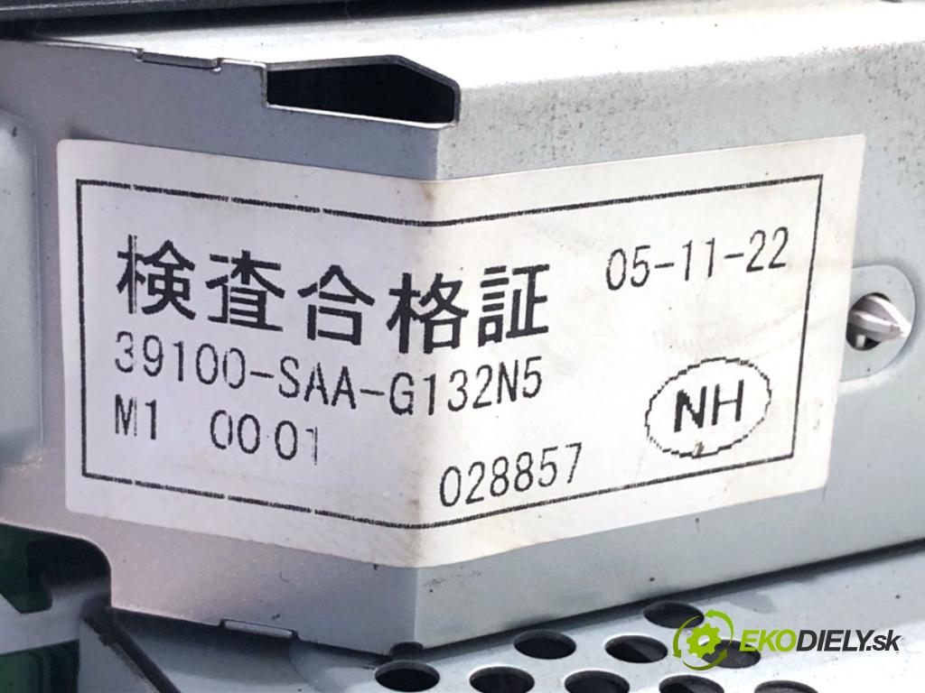 HONDA JAZZ II liftback 2006 57 kW 1.2 i-DSI (GD5, GE2) 1243 RADIO 39100-SAA-G132N5 (Audio zariadenie)