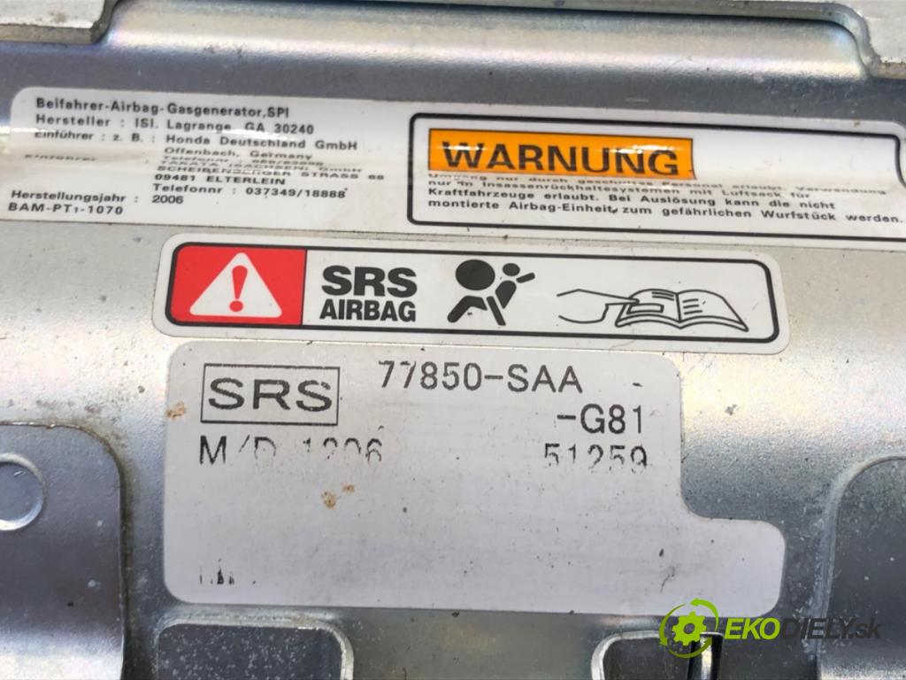 HONDA JAZZ II liftback 2006 57 kW 1.2 i-DSI (GD5, GE2) 1243 AirBag spolujazdca 77850-SAA-G81 (Airbag)