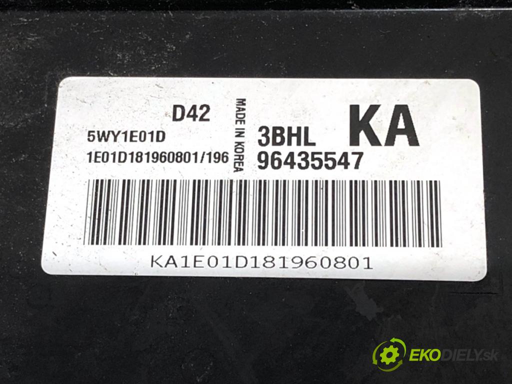 CHEVROLET LACETTI liftback 2008 70 kW 1.4 16V 1399 riadiaca jednotka Motor 96435547 (Riadiaca jednotka)