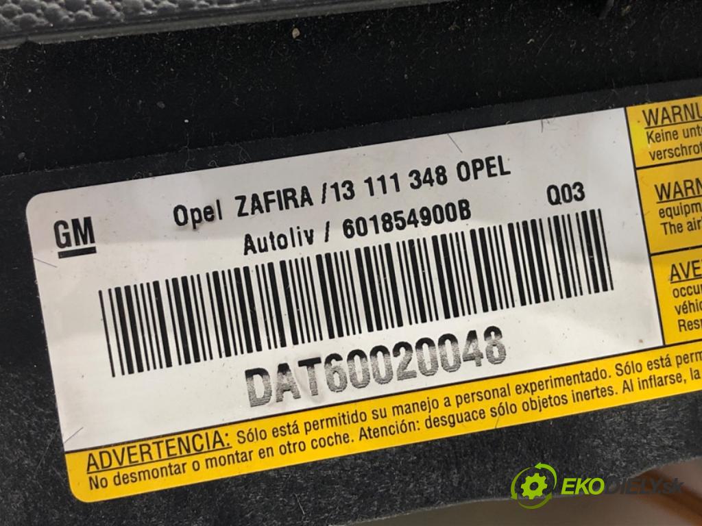 OPEL ZAFIRA B Nadwozie pełne/minivan 2006 110 kW 1.9 CDTI VAN (M75) 1910 AirBag volantu 13111348 (Airbag)