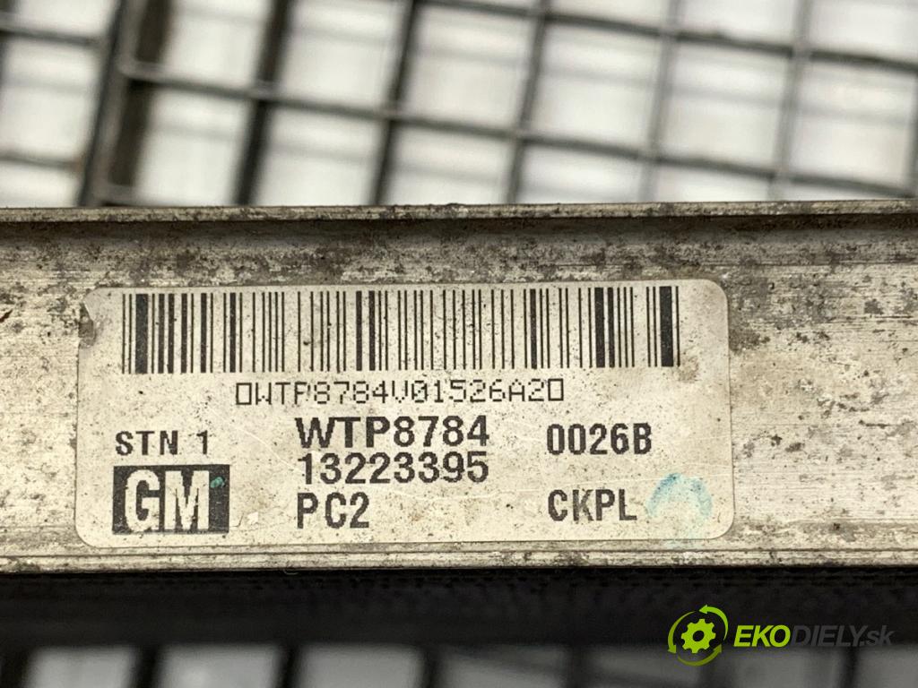 OPEL ZAFIRA B Nadwozie pełne/minivan 2006 110 kW 1.9 CDTI VAN (M75) 1910 intercooler 13223395 (Chladiče nasávaného vzduchu (intercoolery))