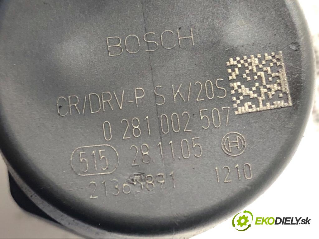 OPEL ZAFIRA B Nadwozie pełne/minivan 2006 110 kW 1.9 CDTI VAN (M75) 1910 Snímač tlaku paliva 0281002507 (Snímač)