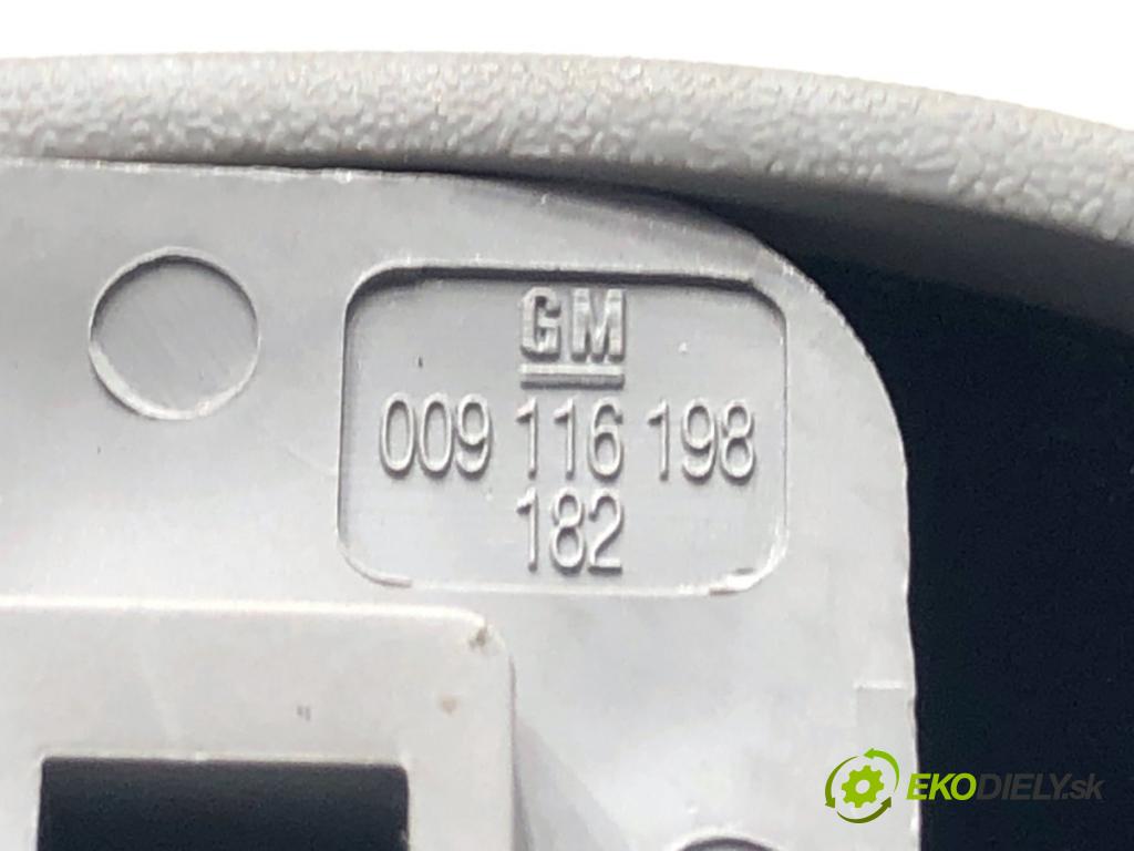OPEL ZAFIRA B Nadwozie pełne/minivan 2006 110 kW 1.9 CDTI VAN (M75) 1910 Priehradka, kastlík na skla 009116198
