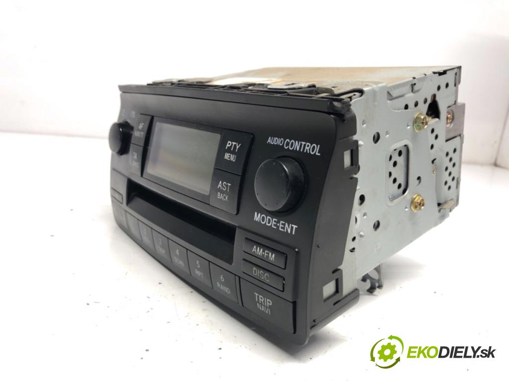 TOYOTA COROLLA E12 liftback 2003 81 kW 1.6 VVT-i (ZZE121_) 1598 RADIO 86120-02260 (Audio zariadenie)