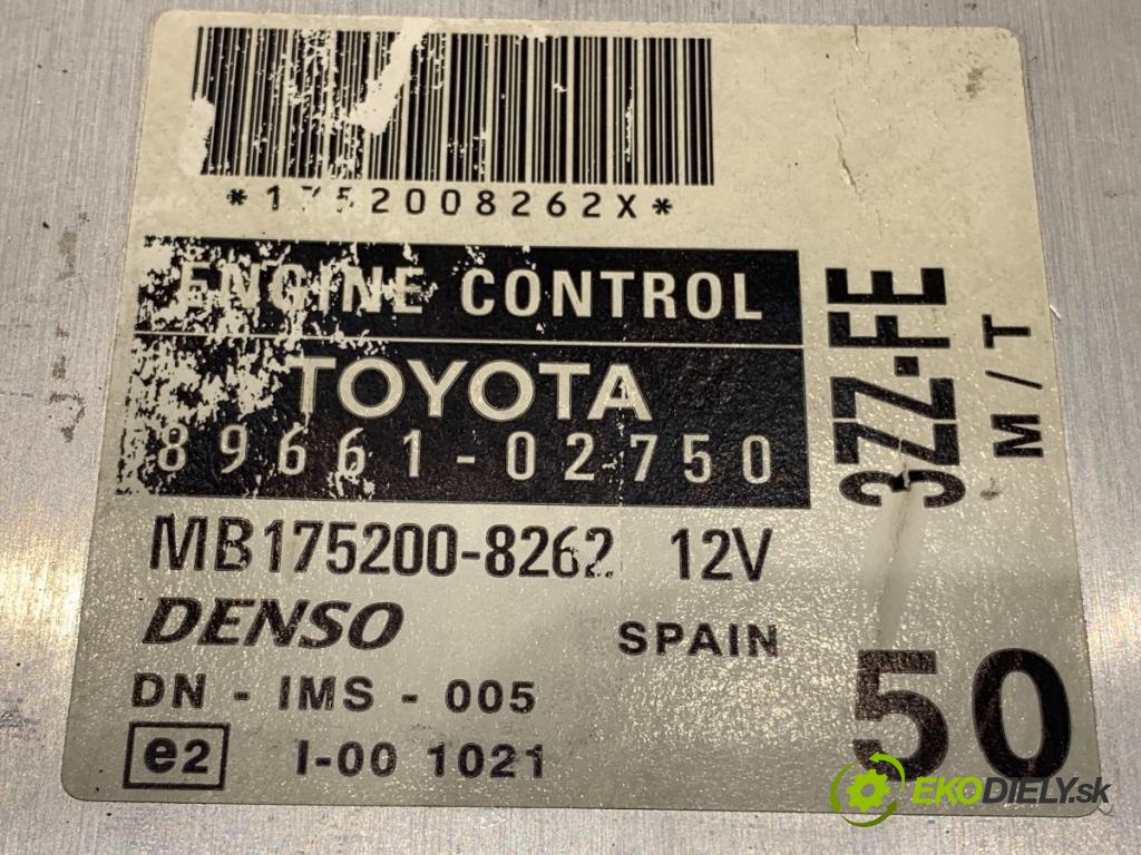 TOYOTA COROLLA E12 liftback 2003 81 kW 1.6 VVT-i (ZZE121_) 1598 riadiaca jednotka Motor 89661-02750 (Riadiaca jednotka)