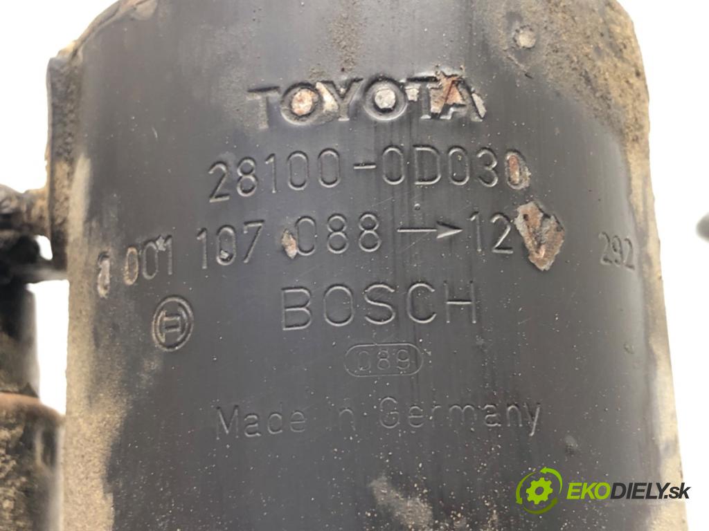 TOYOTA COROLLA E12 liftback 2003 81 kW 1.6 VVT-i (ZZE121_) 1598 Štartér 28100-0D030 (Štartér)