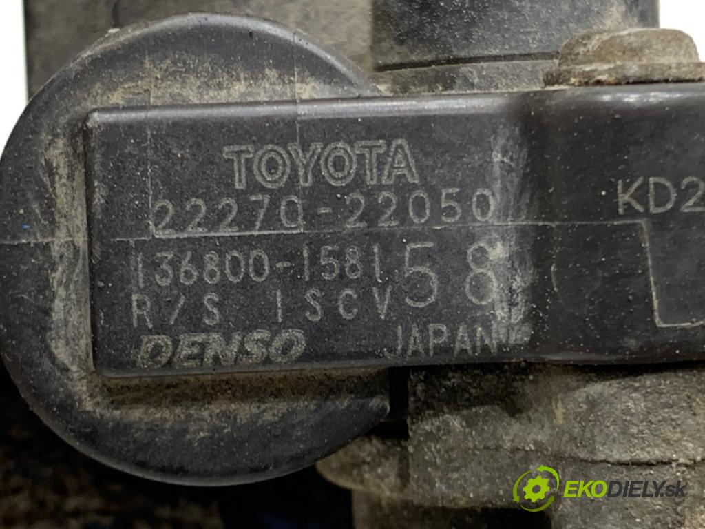 TOYOTA COROLLA E12 liftback 2003 81 kW 1.6 VVT-i (ZZE121_) 1598 Škrtiaca klapka 22270-22050 (Škrtiaca klapka)