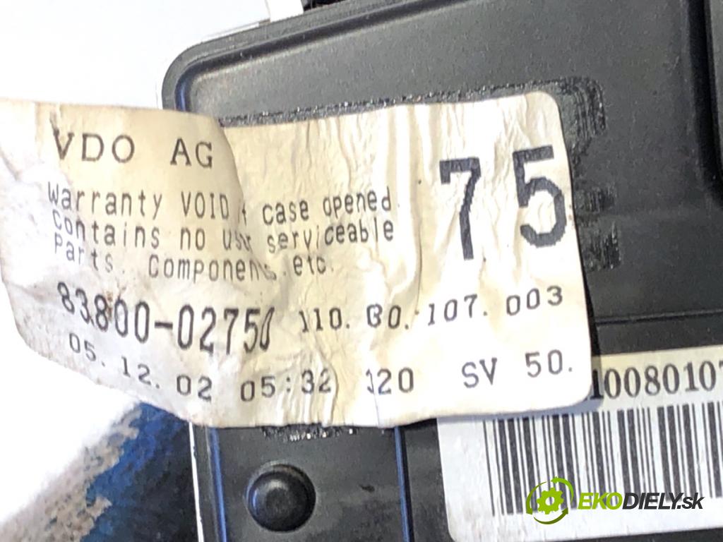 TOYOTA COROLLA E12 liftback 2003 81 kW 1.6 VVT-i (ZZE121_) 1598 Prístrojovka 83800-02750 (Prístrojová doska)