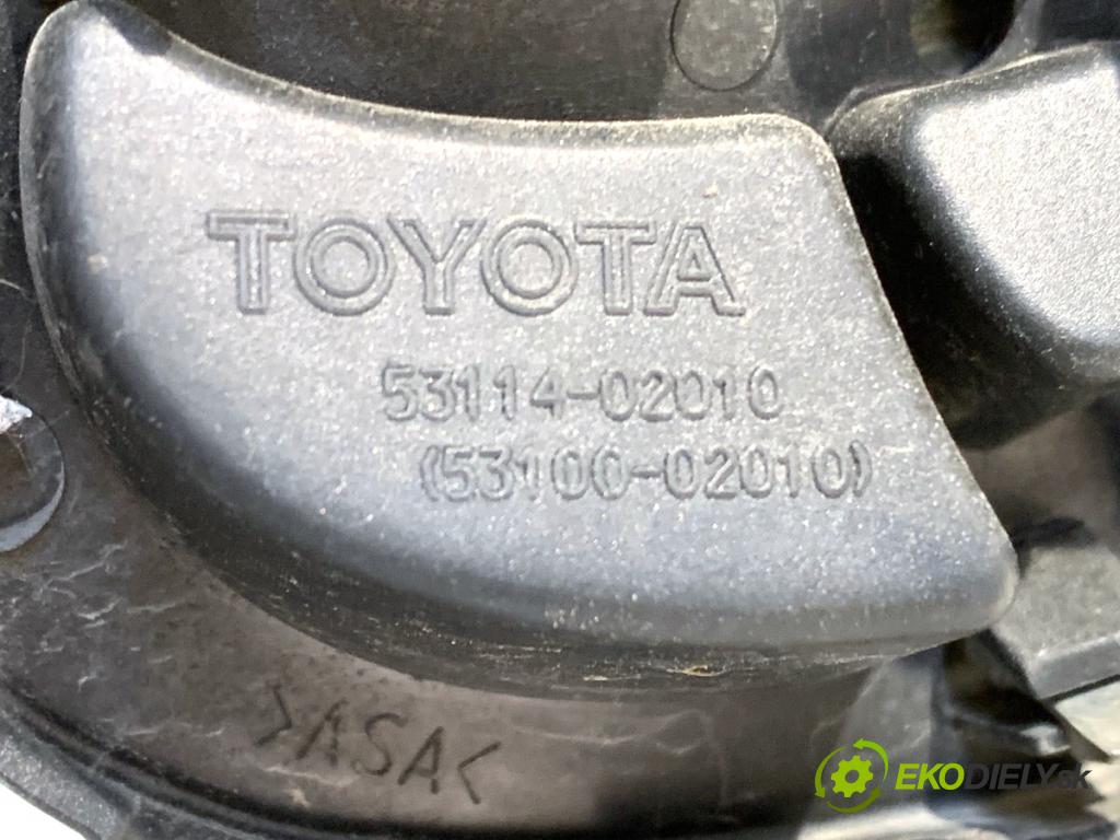 TOYOTA COROLLA E12 liftback 2003 81 kW 1.6 VVT-i (ZZE121_) 1598 Mriežka maska 53114-02010 (Mriežka predná (maska chladiča))