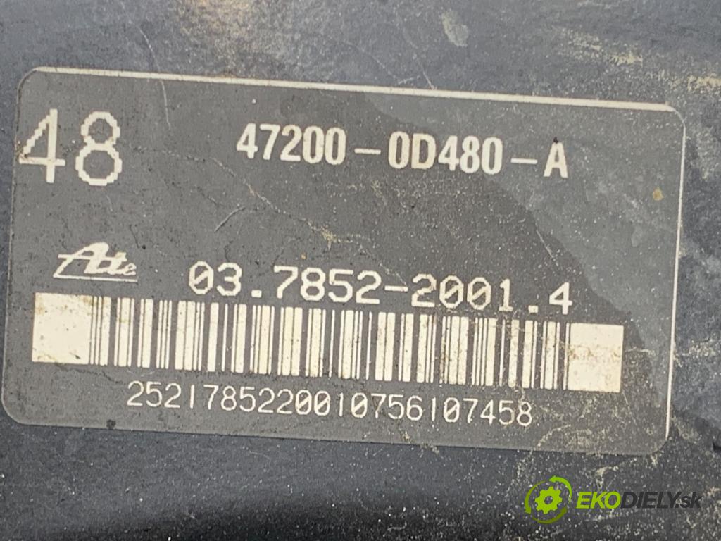 TOYOTA YARIS III liftback 2016 73 kW 1.3 (NSP130_) 1329 Posilovač bŕzd 47200-0D480-A
