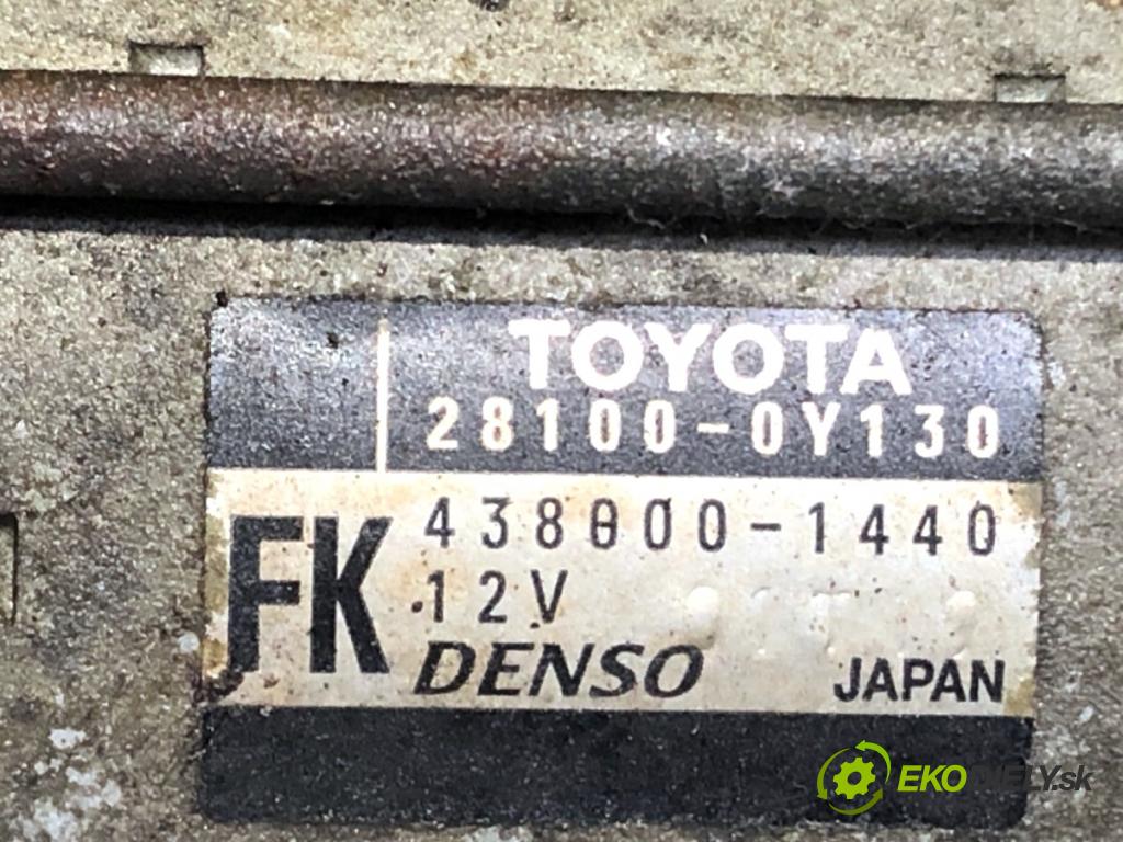 TOYOTA YARIS III liftback 2016 73 kW 1.3 (NSP130_) 1329 Štartér 28100-0Y130 (Štartér)