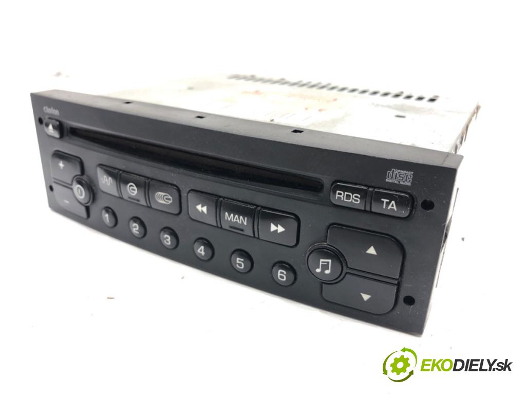 CITROEN C3 I liftback 2005 80 kW 1.6 16V 1587 RADIO 96565718XT (Audio zariadenie)