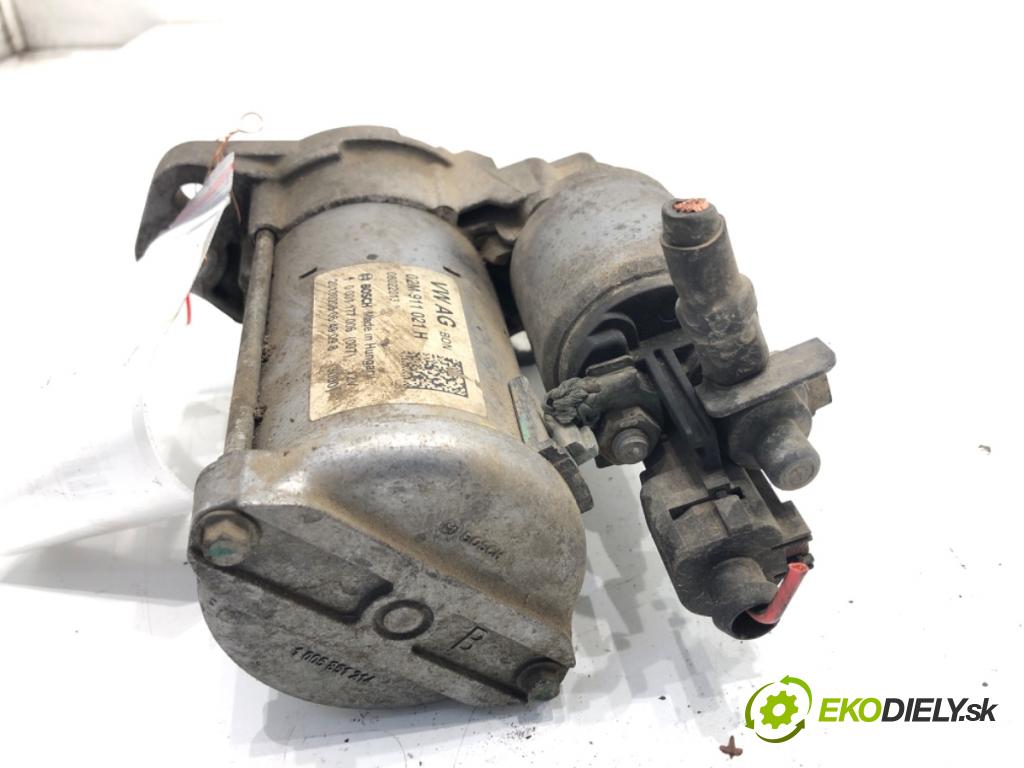 VW UP! liftback 2013 44 kW 1.0 999 startér 02M911021H (Startéry)