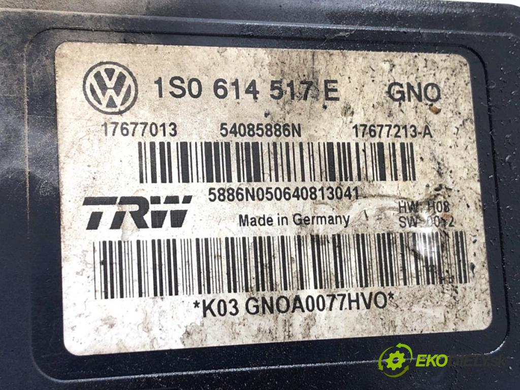 VW UP! liftback 2013 44 kW 1.0 999 pumpa ABS 1S0614517E (Pumpy brzdové)