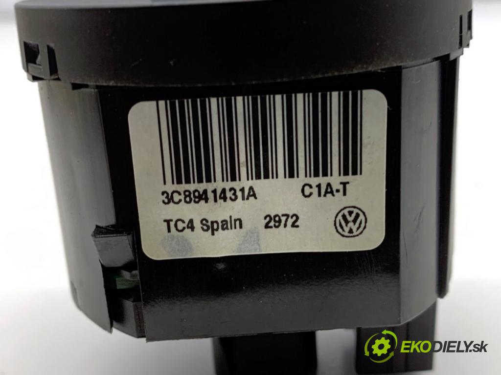 VW PASSAT B7 Kombi 2012 103 kW 2.0 TDI 1968 spínač světel 3C8941431A