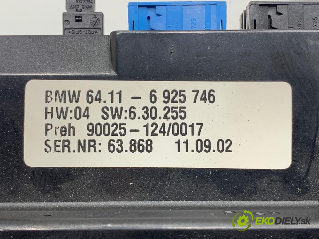BMW E65 sedan 2002 200 kW 735 i, Li 3600 Panel ovládania kúrenia 6925746 (Prepínacie páčky pod volantom)