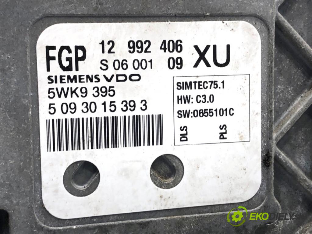 OPEL ZAFIRA B Nadwozie pełne/minivan 2005 103 kW 1.8 VAN (M75) 1796 riadiaca jednotka Motor 12992406 (Riadiaca jednotka)